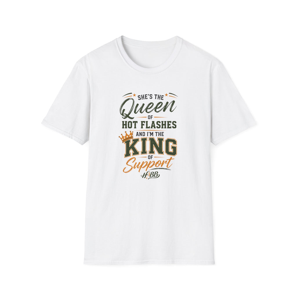 King of Support- Men's White T-Shirt