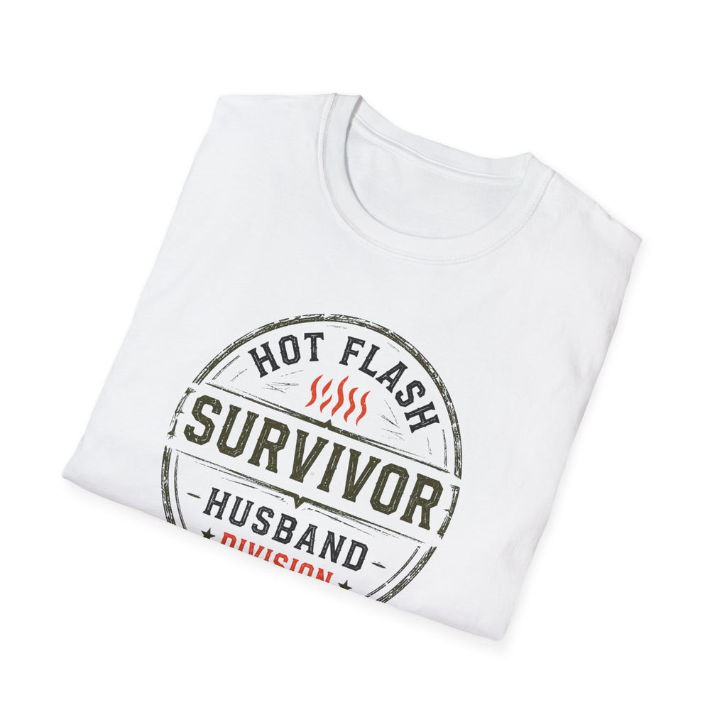 Hot Flash Survivor - Men's White T-Shirt