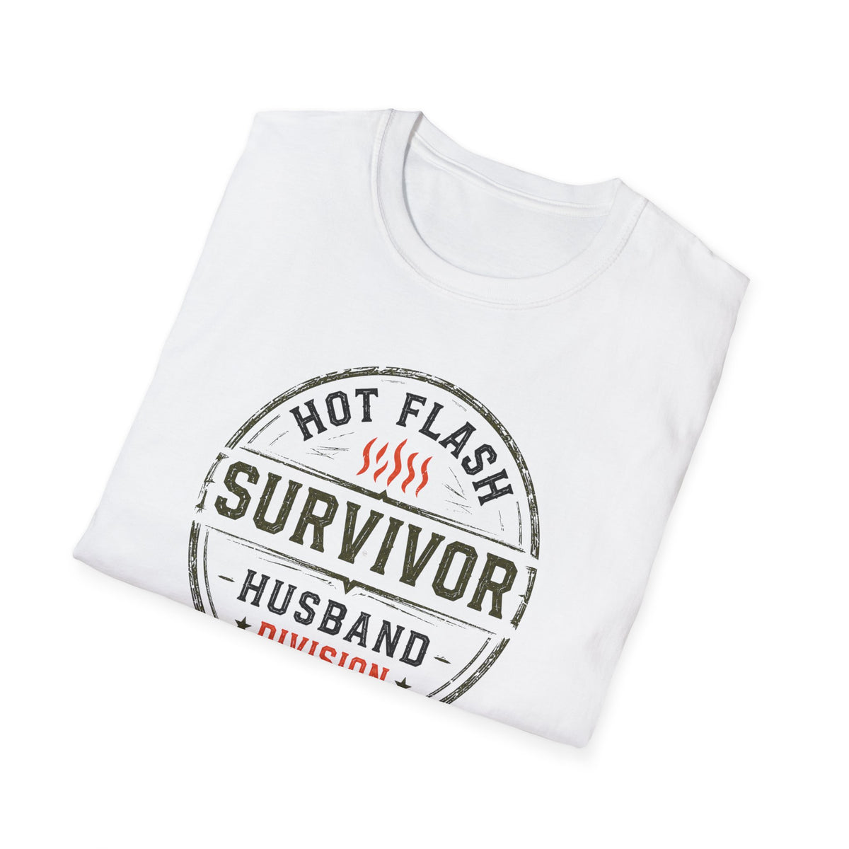 Hot Flash Survivor - Men's White T-Shirt