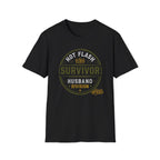 Hot Flash Survivor - Men's Black T-Shirt
