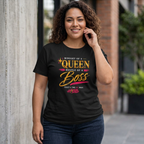 Mindset of a Queen-  Women's Soft Style Tee Black