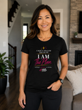I Am The Plan- Women's Soft Style Tee Black