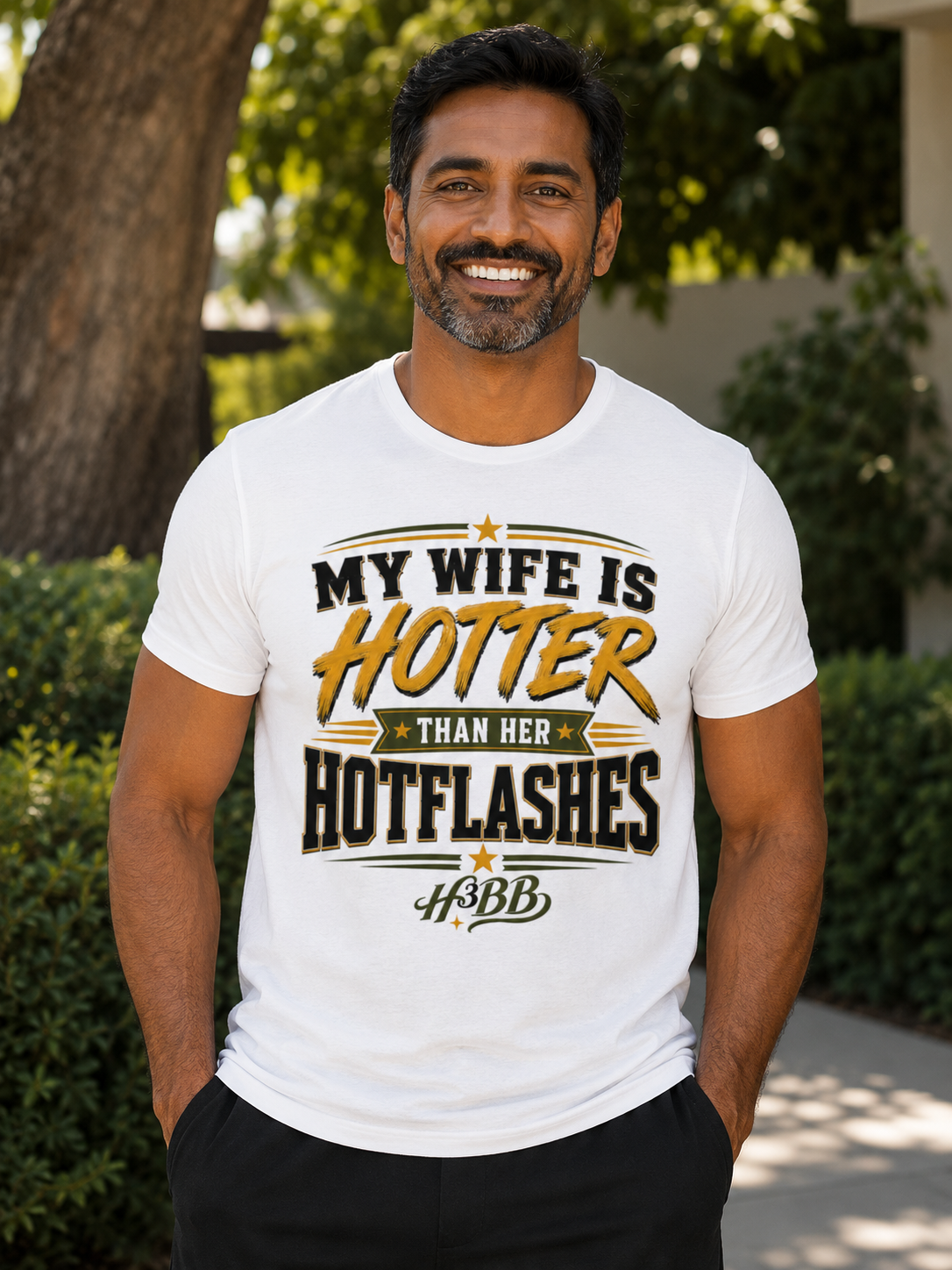 My Wife is Hotter - Men's White T-Shirt