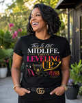 This Is Not Midlife- Women's Softstyle Tee Black