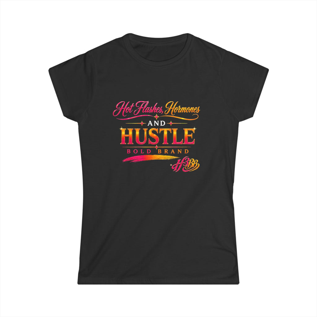 H3BB -Women's Soft Style Tee Black