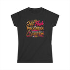 Hot Flash in Progress- Women's Soft Style Tee Black