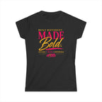Built Different- Women's Soft Style Tee Black or White