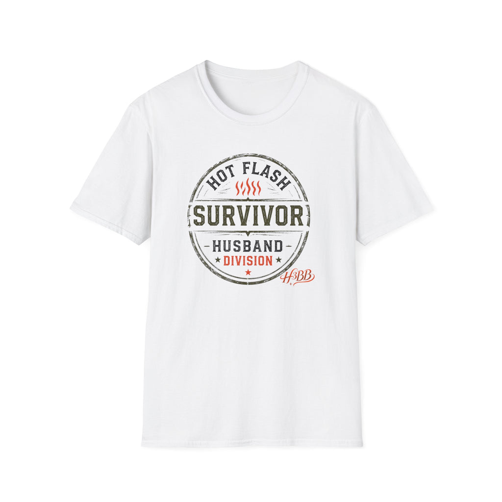 Hot Flash Survivor - Men's White T-Shirt