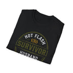 Hot Flash Survivor - Men's Black T-Shirt