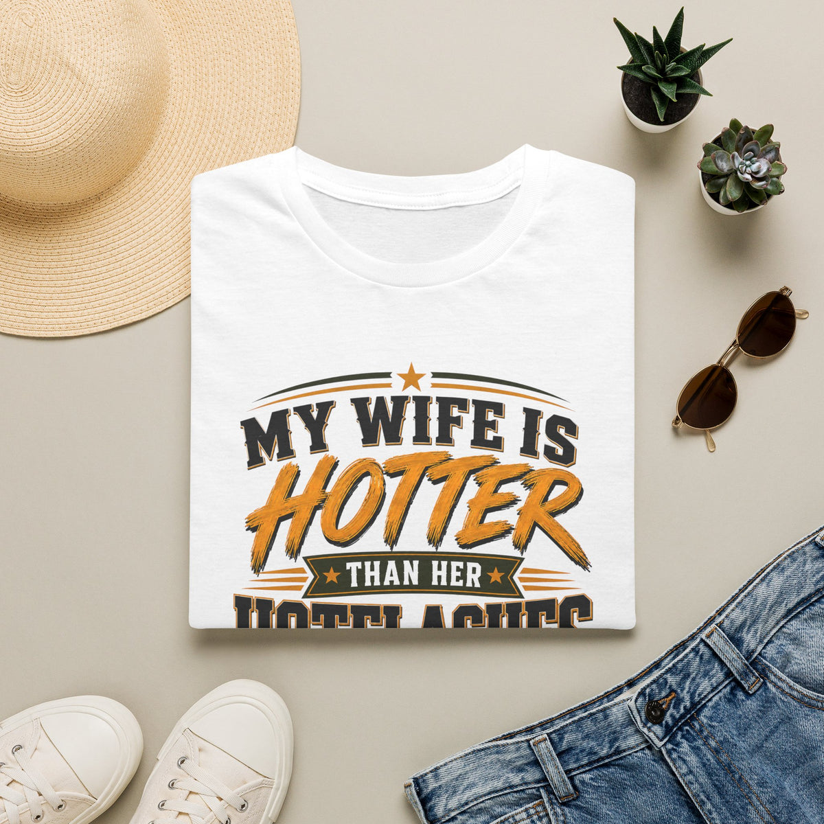 My Wife is Hotter - Men's White T-Shirt